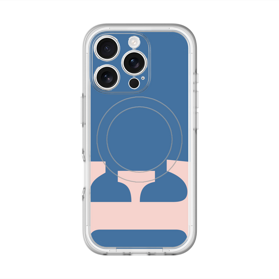 スリムプロテクションプレミアムケース with MagSafe［ オリジナル - initial color - E navy ］