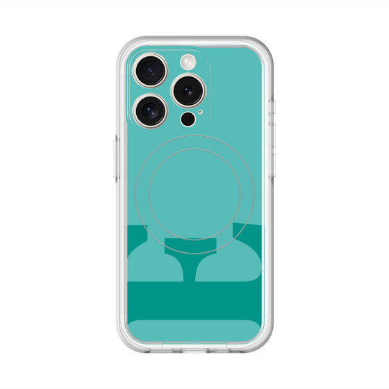 スリムプロテクションプレミアムケース with MagSafe［ オリジナル - initial color - E light green ］