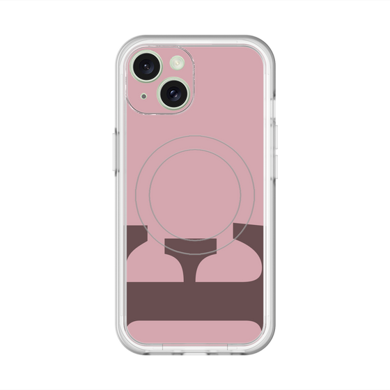 スリムプロテクションプレミアムケース with MagSafe［ オリジナル - initial color - E dusty pink ］