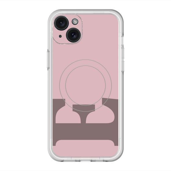 スリムプロテクションプレミアムケース with MagSafe［ オリジナル - initial color - E dusty pink ］