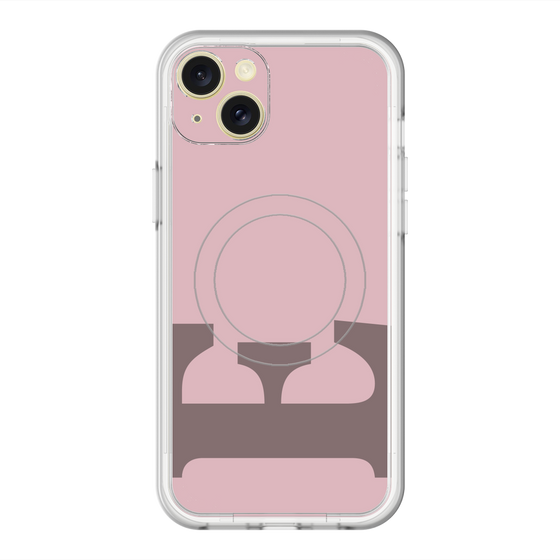 スリムプロテクションプレミアムケース with MagSafe［ オリジナル - initial color - E dusty pink ］
