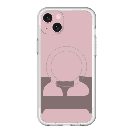 スリムプロテクションプレミアムケース with MagSafe［ オリジナル - initial color - E dusty pink ］