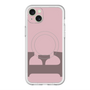スリムプロテクションプレミアムケース with MagSafe［ オリジナル - initial color - E dusty pink ］