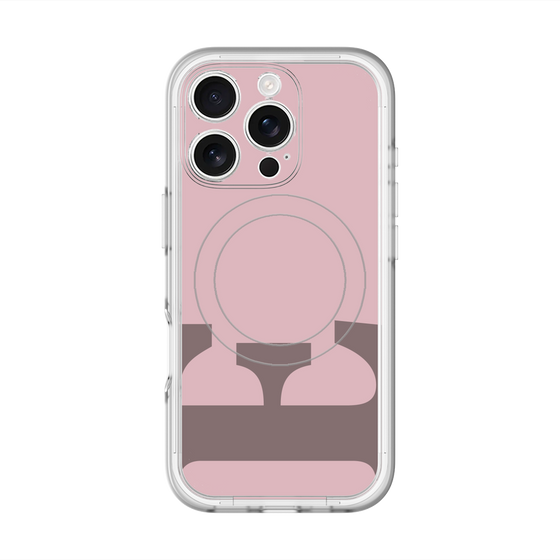 スリムプロテクションプレミアムケース with MagSafe［ オリジナル - initial color - E dusty pink ］