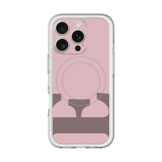 スリムプロテクションプレミアムケース with MagSafe［ オリジナル - initial color - E dusty pink ］