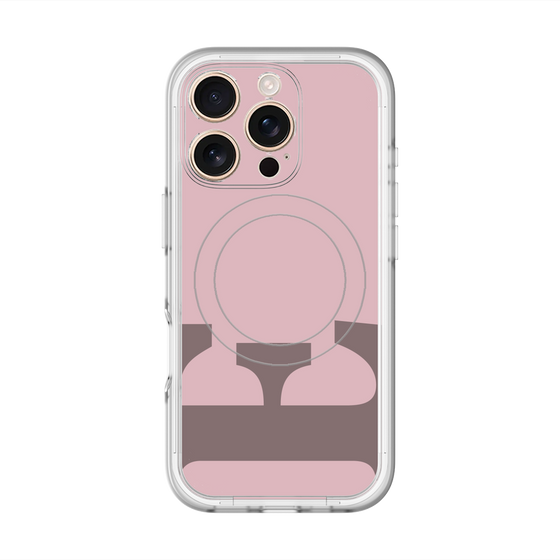 スリムプロテクションプレミアムケース with MagSafe［ オリジナル - initial color - E dusty pink ］