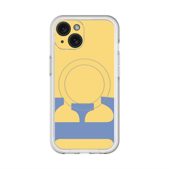スリムプロテクションプレミアムケース with MagSafe［ オリジナル - initial color - E yellow ］