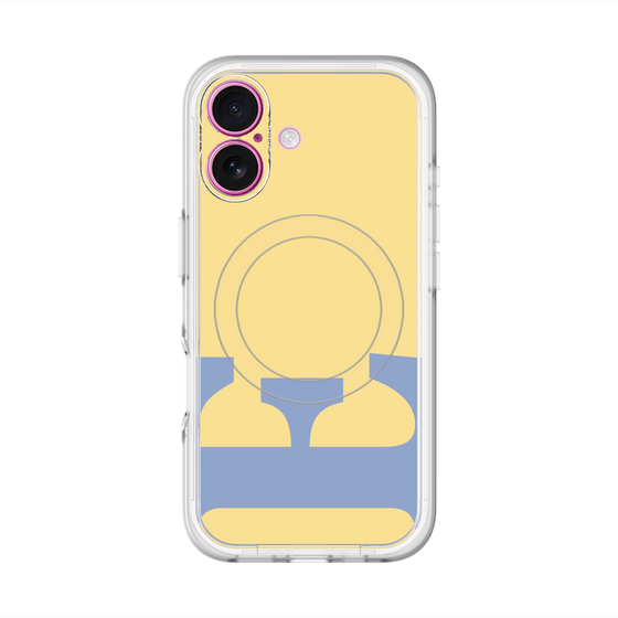 スリムプロテクションプレミアムケース with MagSafe［ オリジナル - initial color - E yellow ］