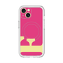 スリムプロテクションプレミアムケース with MagSafe［ オリジナル - initial color - F pink ］