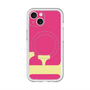 スリムプロテクションプレミアムケース with MagSafe［ オリジナル - initial color - F pink ］