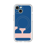 スリムプロテクションプレミアムケース with MagSafe［ オリジナル - initial color - F navy ］