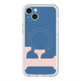 スリムプロテクションプレミアムケース with MagSafe［ オリジナル - initial color - F navy ］