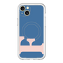 スリムプロテクションプレミアムケース with MagSafe［ オリジナル - initial color - F navy ］