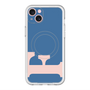 スリムプロテクションプレミアムケース with MagSafe［ オリジナル - initial color - F navy ］