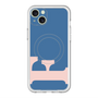 スリムプロテクションプレミアムケース with MagSafe［ オリジナル - initial color - F navy ］
