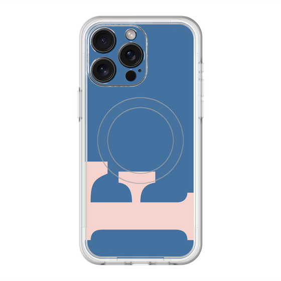 スリムプロテクションプレミアムケース with MagSafe［ オリジナル - initial color - F navy ］