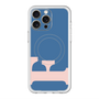 スリムプロテクションプレミアムケース with MagSafe［ オリジナル - initial color - F navy ］