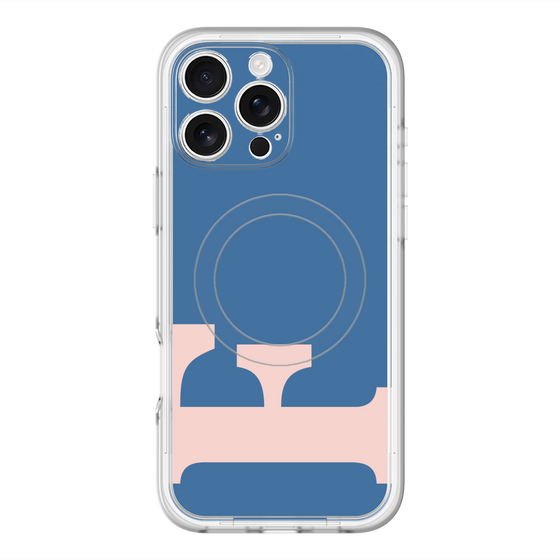 スリムプロテクションプレミアムケース with MagSafe［ オリジナル - initial color - F navy ］