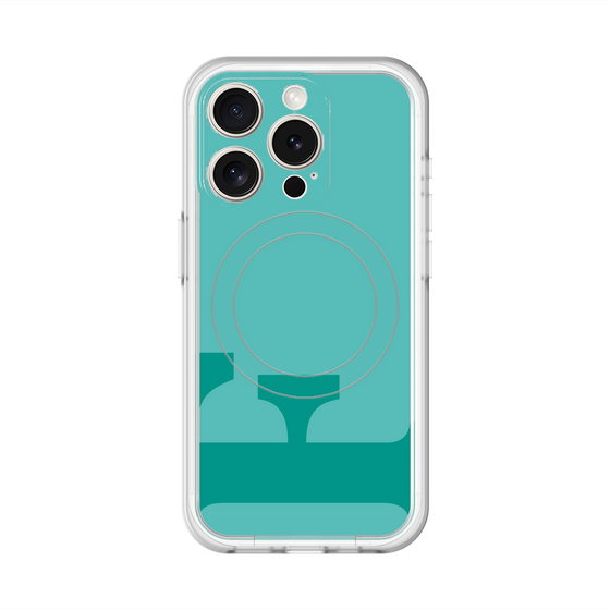 スリムプロテクションプレミアムケース with MagSafe［ オリジナル - initial color - F light green ］