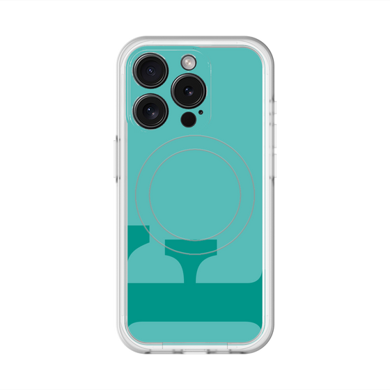 スリムプロテクションプレミアムケース with MagSafe［ オリジナル - initial color - F light green ］