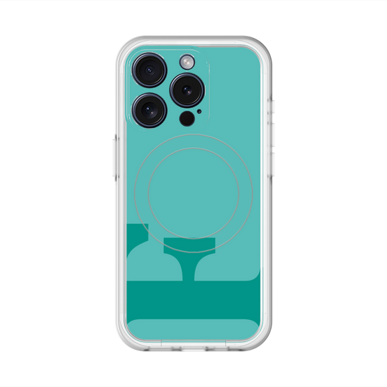 スリムプロテクションプレミアムケース with MagSafe［ オリジナル - initial color - F light green ］