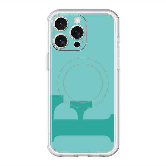 スリムプロテクションプレミアムケース with MagSafe［ オリジナル - initial color - F light green ］