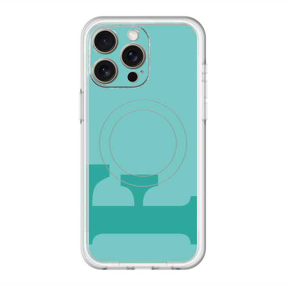 スリムプロテクションプレミアムケース with MagSafe［ オリジナル - initial color - F light green ］