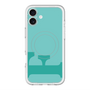 スリムプロテクションプレミアムケース with MagSafe［ オリジナル - initial color - F light green ］