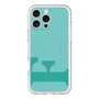 スリムプロテクションプレミアムケース with MagSafe［ オリジナル - initial color - F light green ］