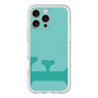 スリムプロテクションプレミアムケース with MagSafe［ オリジナル - initial color - F light green ］
