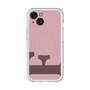 スリムプロテクションプレミアムケース with MagSafe［ オリジナル - initial color - F dusty pink ］