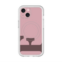 スリムプロテクションプレミアムケース with MagSafe［ オリジナル - initial color - F dusty pink ］