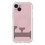 スリムプロテクションプレミアムケース with MagSafe［ オリジナル - initial color - F dusty pink ］