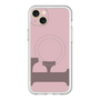 スリムプロテクションプレミアムケース with MagSafe［ オリジナル - initial color - F dusty pink ］