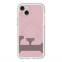 スリムプロテクションプレミアムケース with MagSafe［ オリジナル - initial color - F dusty pink ］