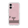 スリムプロテクションプレミアムケース with MagSafe［ オリジナル - initial color - F dusty pink ］
