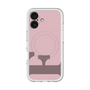 スリムプロテクションプレミアムケース with MagSafe［ オリジナル - initial color - F dusty pink ］
