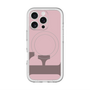 スリムプロテクションプレミアムケース with MagSafe［ オリジナル - initial color - F dusty pink ］