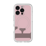 スリムプロテクションプレミアムケース with MagSafe［ オリジナル - initial color - F dusty pink ］