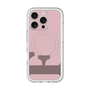 スリムプロテクションプレミアムケース with MagSafe［ オリジナル - initial color - F dusty pink ］
