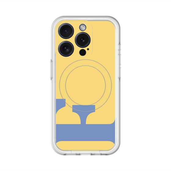 スリムプロテクションプレミアムケース with MagSafe［ オリジナル - initial color - F yellow ］