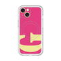 スリムプロテクションプレミアムケース with MagSafe［ オリジナル - initial color - G pink ］