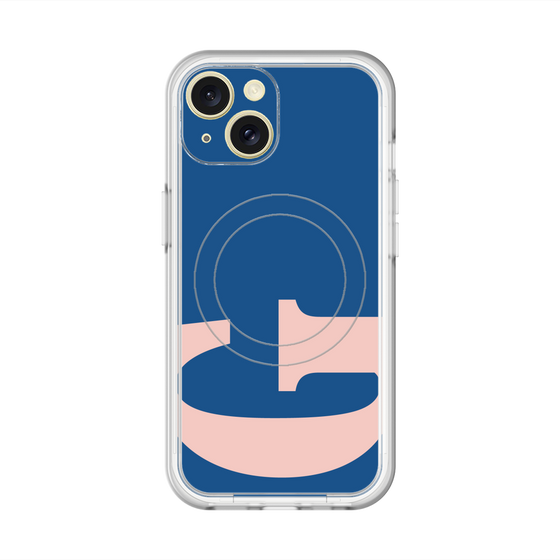 スリムプロテクションプレミアムケース with MagSafe［ オリジナル - initial color - G navy ］