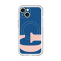 スリムプロテクションプレミアムケース with MagSafe［ オリジナル - initial color - G navy ］