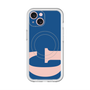 スリムプロテクションプレミアムケース with MagSafe［ オリジナル - initial color - G navy ］