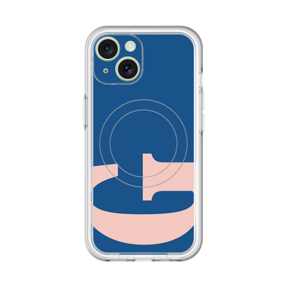 スリムプロテクションプレミアムケース with MagSafe［ オリジナル - initial color - G navy ］