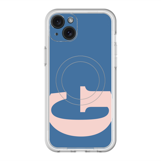 スリムプロテクションプレミアムケース with MagSafe［ オリジナル - initial color - G navy ］