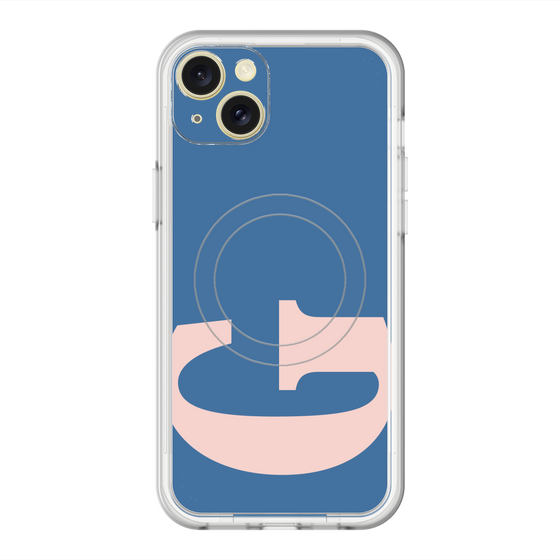 スリムプロテクションプレミアムケース with MagSafe［ オリジナル - initial color - G navy ］