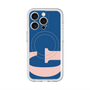 スリムプロテクションプレミアムケース with MagSafe［ オリジナル - initial color - G navy ］