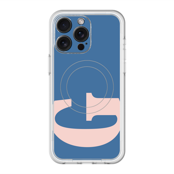 スリムプロテクションプレミアムケース with MagSafe［ オリジナル - initial color - G navy ］